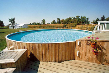 21' ROUND Rockwood - Paneled Pool Kit