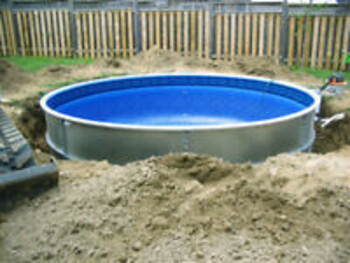 Piscines 24 pieds Ronde Rockwood avec Chauffe-eau Nirvana 75000 BTU